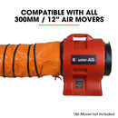 Baumr-AG 300mm 10m Duct for 12" Air Movers
