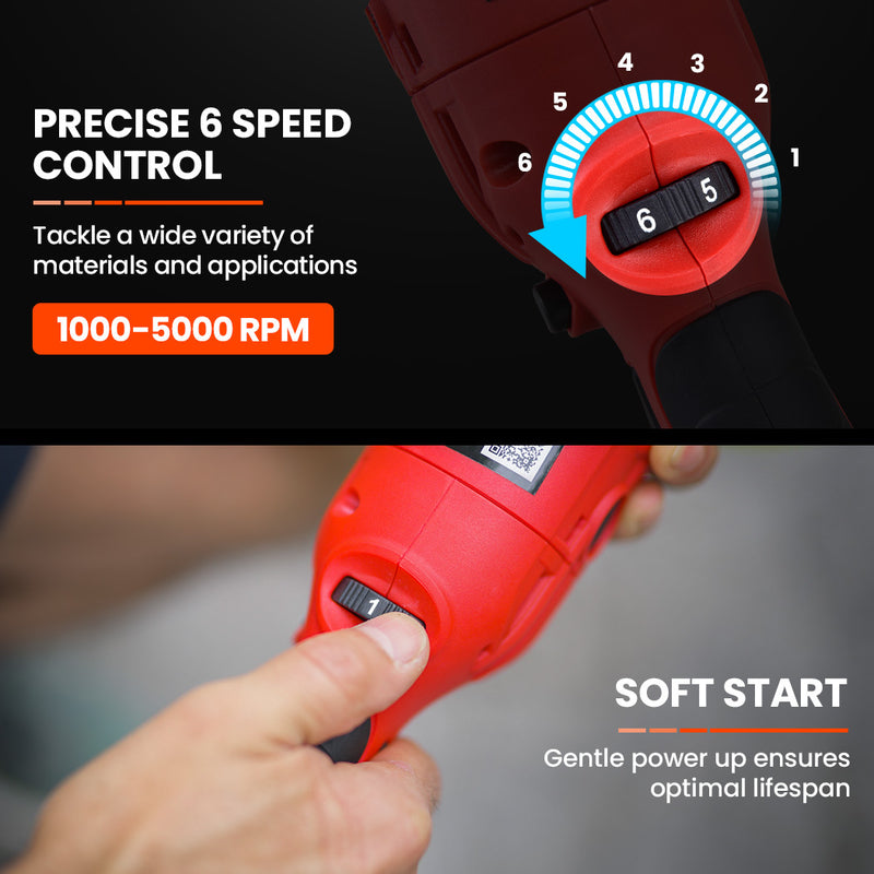 Electric Car Polisher Buffer Dual Action Orbital Polishing Sanding Waxer Sander Machine 720W