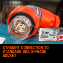 UNIMAC 115PSI 150L 7.5kW Industrial Electric Air Compressor, 20A 415V 3-Phase