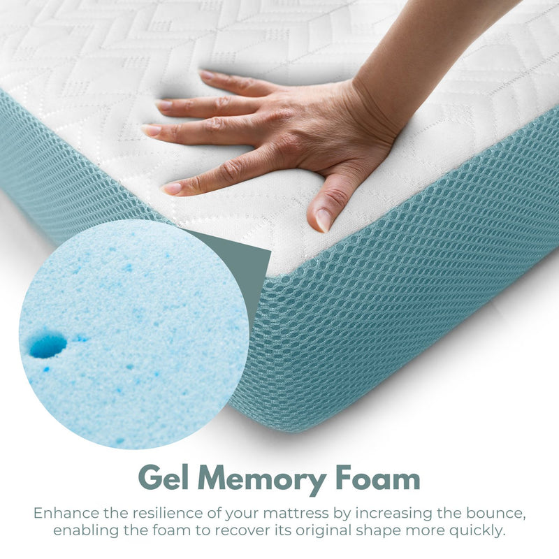 GOMINIMO Dual Layer Mattress Topper 2 inch with Gel Infused (King)