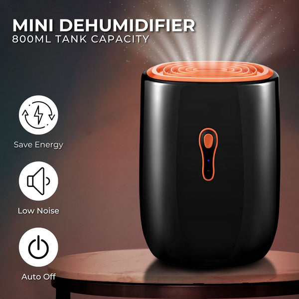 MiraKlass 800ML Dehumidifier (Black)