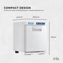 5L White Electric Towel Warmer Mini UV Steriliser Cabinet Hot Heater Sanitiser