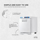 5L White Electric Towel Warmer Mini UV Steriliser Cabinet Hot Heater Sanitiser