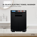 5L Black Electric Hand Towel Warmer Mini UV Steriliser Cabinet Hot Heater Sanitiser