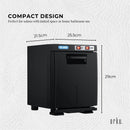 5L Black Electric Hand Towel Warmer Mini UV Steriliser Cabinet Hot Heater Sanitiser