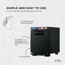 5L Black Electric Hand Towel Warmer Mini UV Steriliser Cabinet Hot Heater Sanitiser