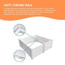 Dog Whelping Box 1.15m x 1.15m x 0.48m - Puppy Birthing PVC Pen