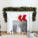 Christabelle 274cm Battery-operated Christmas Garland Glittery Gold Pine