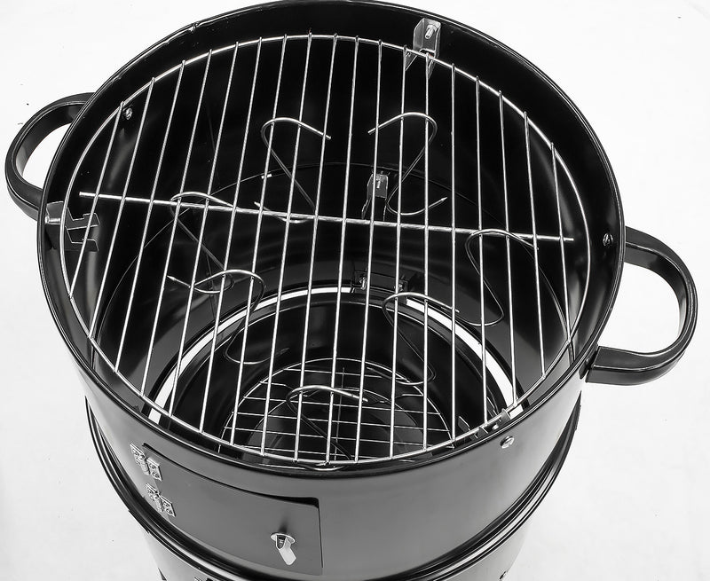 3-in-1 Charcoal BBQ Smoker