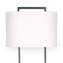 Sarantino Wood Floor Lamp in Cherry Finish