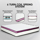 Laura Hill King Mattress Visco Cool Gel Infused Memory Foam Euro Top Pocket Spring 30cm