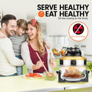 Pronti 17L Family Turbo Convection Oven Broiler Cooker - A18 Black