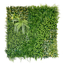 YES4HOMES 1 SQM Artificial Plant Wall Decor Grass Panels Vertical Garden Foliage Tile Fence 1X1M Green