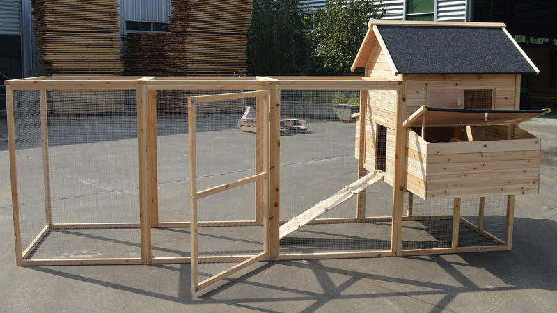 XXXL Chicken Coop Rabbit Guinea Pig Hutch Ferret Hen Cat Kitten House