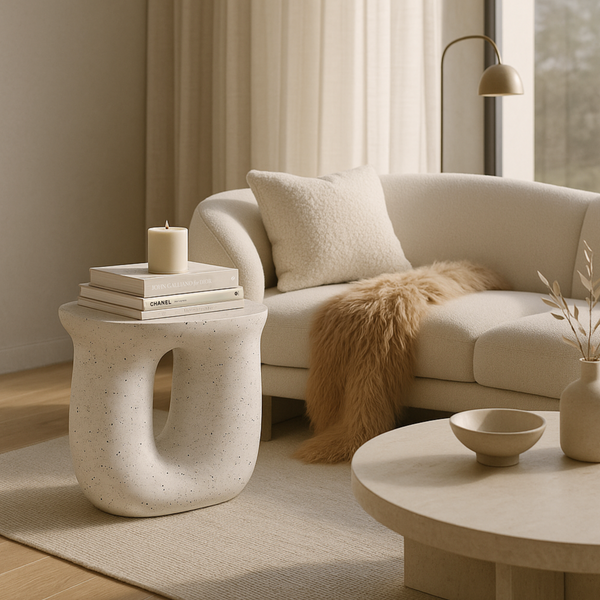 Terrazzo Accent Side Table