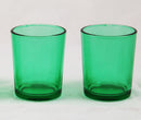 20 Pack Green Glass Votive Candle Holders Table Centreoieces  Xmas Wedding Anniversary Event Recption Party Function or Home Decor