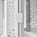 5 Pack of Grey Metal Miners Lantern Summer Wedding Home Party Room Balconey Deck Decoration 21cm Tealight Candle