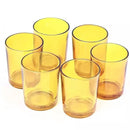 10 Pack Yellow Glass Votive Candle Holders Table Centreoieces  Xmas Wedding Anniversary Event Recption Party Function or Home Decor