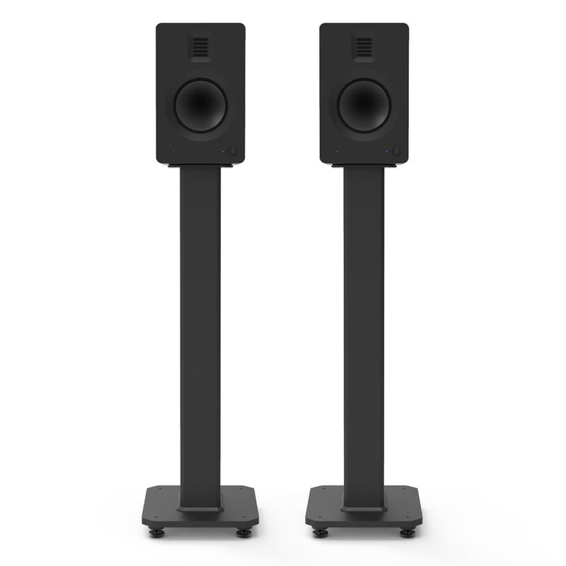 Kanto SX30 30" Tall Fillable Speaker Stands with Isolation Feet - Pair, Black