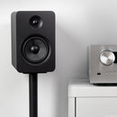 Kanto YU Passive 5.25" Speakers with 1" Silk Dome Tweeter and 5.25" Kevlar Woofer - Black, Pair