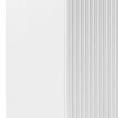 Buffet Ceramic Table Top MDF Cabinet Storage Stainless Steel In White