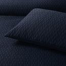 Bianca Burleigh Ink Jacquard Quilt Cover Set Super King