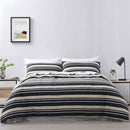 Jason Brighton Charcoal Quilt Cover Set Double