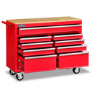 9 Drawers Tool Box Chest Cabinet Trolley