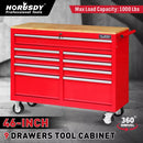 9 Drawers Tool Box Chest Cabinet Trolley