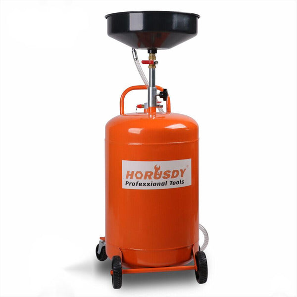 80L Pneumatic Waste Oil Drainer Fluid Transfer Tank Air Car Workshop