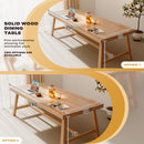 1.8M Solid Wood Dining Table