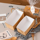 100pcs Cake Bread Packaging Box Toast Paper Carton Bakery Boxes for Party - 450g