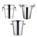 5L Stainless Steel Ice Bucket Champagne Wine Bucket Hotel Bar Ice Container - Moose
