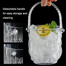Acrylic Ice Bucket Transparent Champagne Cooler Home Bar Wine Chiller Bucket - Crystal