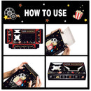 24 PCS Movie Night Snack Trays Popcorn Food Drink Holder Cinema Party Supplies - 24pcs-BM006