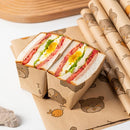 100pcs Sandwich Wrappers Oil Blotting Coated Paper Air Fryer Baking Parchment - Pink Strawberry