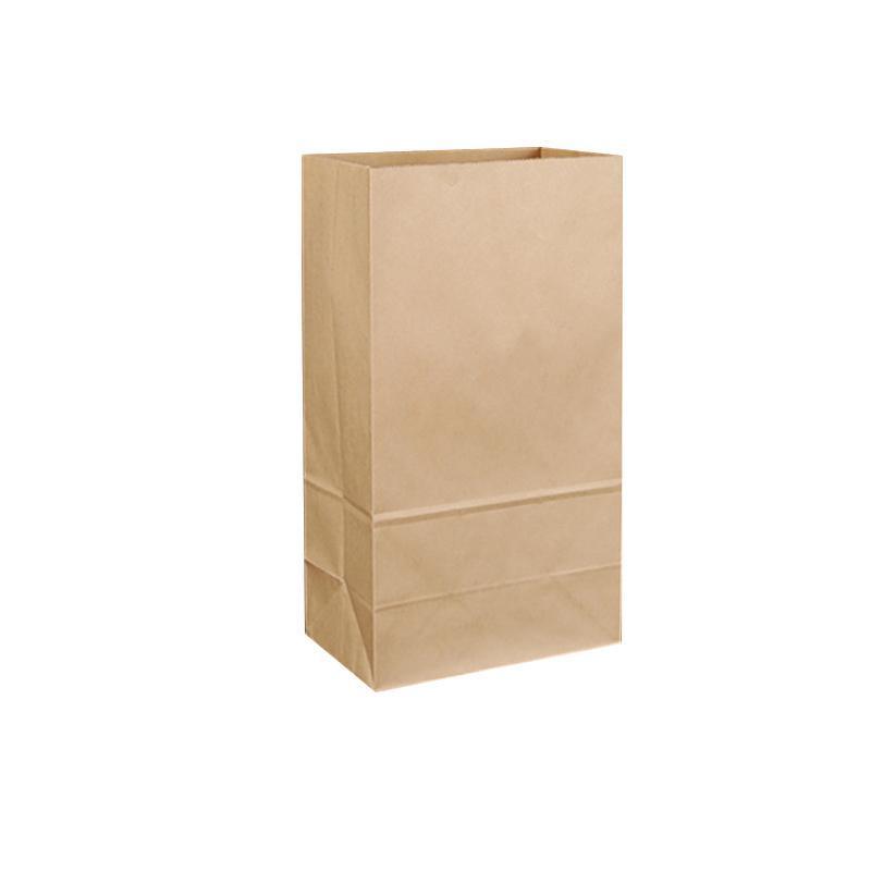 500PCS Kraft Food Paper Bags Brown Flat Bottom Lunch Bags Party Favour Bag - 500PCS-15*9*27CM