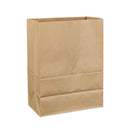 500PCS Kraft Food Paper Bags Brown Flat Bottom Lunch Bags Party Favour Bag - 500PCS-25*14*33CM