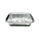 125PCS Disposable Quadrate Tin Foil Pans Oven Grill Safe Non-Stick Baking Trays - 125pcs-600ml