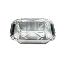 125PCS Disposable Quadrate Tin Foil Pans Oven Grill Safe Non-Stick Baking Trays - 125pcs-700ml