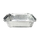 125PCS Disposable Quadrate Tin Foil Pans Oven Grill Safe Non-Stick Baking Trays - 125pcs-850ml