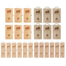 6pcs Red Wine Wooden Gift Box Packaging Storage Box for Wine Bottle Gifts - Double clamshell