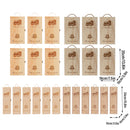 6pcs Red Wine Wooden Gift Box Packaging Storage Box for Wine Bottle Gifts - Single clamshell