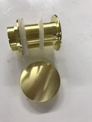 new Burnished Brass gold Brushed Pop Up Waste Plug 40 mm NO Overflow