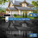 Solar-Powered Wifi Camera With 1080P Hd Pir Alarm Night Vision And Two-Way Audio