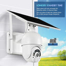 Solar-Powered Wifi Camera With 1080P Hd Pir Alarm Night Vision And Two-Way Audio