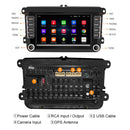 7 Inch Android Car Navigation Player For Volkswagen - 2 + 32G Wireless Carplay - Standard + 4Lights Camera