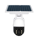 Full Hd Solar Wifi Camera With Pir Alarm & Night Vision - 2-Way Audio Tf Card Slot Battery Not Included