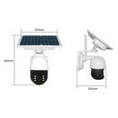 Full Hd Solar Wifi Camera With Pir Alarm & Night Vision - 2-Way Audio Tf Card Slot Battery Not Included