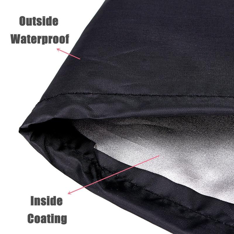 Round Table Cover for Outdoor Garden Grill - Rainproof Dustproof Anti-ultraviolet - 55x50cm
